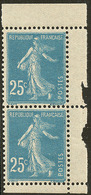 ** Paire Verticale De Carnet. No 140d, Type IB, Paire Verticale Bdf. - TB - Autres & Non Classés