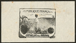 (*) 1e Orphelins. Epreuve En Noir, Sans La Valeur. No 150. - TB - Other & Unclassified