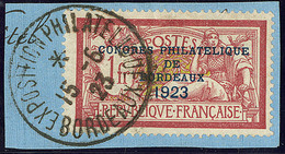 Congrès De Bordeaux. No 182, Obl Cad Congrès De Bordeaux 15.6.23. - TB - Other & Unclassified