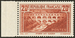 ** Pont Du Gard. Papier Blanc. No 262Aa, Chaudron Clair, Bdf, Très Frais. - TB. - R - Autres & Non Classés