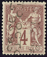 Surcharge 5 Lignes. No 14, OCTO, Sans Quantième, Trois Dents Courtes Mais TB - 1893-1947