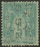 Surcharge 5 Lignes. No 15, 5 OCTO. - TB - 1893-1947