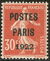 ** Postes Paris. No 32, Très Frais. - TB. - R - 1893-1947