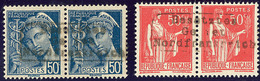 ** GUERRE. Dunkerque. Nos 3 * (quasiment **), 4, Tous Deux En Paire. - TB - Guerre (timbres De)