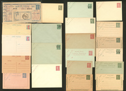 Lettre. Lot. Semeuse Lignée 1904-1960, 21 Enveloppes, CLs Ou CPs Neuves + Un Bon De Poste Obl. - TB - Other & Unclassified