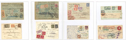 Lettre. 1891-1938, Mixtes, Taxes Et Réexpédition. 38 Enveloppes Diverses Dont USA-France, Italie-France, Suisse-France,  - Collections