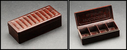 Boîte Publicitaire En Bakelite "Hydralin Mucosodine", 4 Comp., 105x45x30mm. - TB - Stamp Boxes