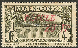 Congo. No 115, Surchargé "PECULE/20fr" En Rouge. - TB - Autres & Non Classés