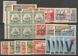 * Lot. 1921-1940 (Poste), Petites Et Moyennes Valeurs. - TB - Autres & Non Classés