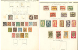 * Collection. 1892-1933 (Poste), Valeurs Moyennes Et Séries Complètes, Des Ex Obl. - TB - Autres & Non Classés