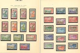 * ININI. Collection. 1932-1944 (Poste, PA, BF, Taxe), Complète Dont Qqs Ex **. - TB - Autres & Non Classés