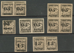 * Variétés. Nos 19 (6), 20 (3), 21, 22 (2), Variétés Diverses. - TB - Autres & Non Classés