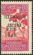 * Taxe. France-Libre. Surcharges Incomplètes. No 33b, "FRA/LIB". - TB (N°et Cote Maury) - Autres & Non Classés