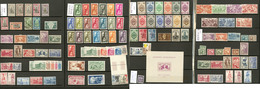 1920-1949 (Poste, PA), Valeurs Diverses Dont Syrie, Inde, Indochine, Des Ex Neufs. - TB Ou B - Collections