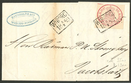 Lettre. FINLANDE. No 2, Obl Cachet Rectangulaire Wiborg 5.2.1859, Sur Lettre. - TB. - R - Autres & Non Classés