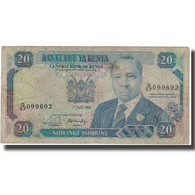 Billet, Kenya, 20 Shillings, 1990-07-01, KM:25a, B - Kenia