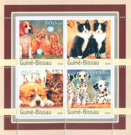 Guinea - Bissau 2003 - Cat-dogs 4v. Y&T 1118-1121, Michel 2148-2151 - Guinea-Bissau