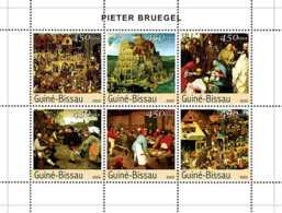 Guinea - Bissau 2003 - Paintings Of Bruegel 6v. Y&T 1426-1431, Michel 2537-2542 - Guinea-Bissau