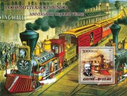 Guinea - Bissau 2005 - Trains (steam Trains), Anniversary Jules Verne S/s, Y&T 235, Michel 2884/BL477 - Guinea-Bissau