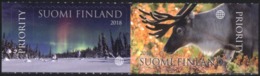 Mint Stamps Tourism: Magical Lapland Northern Lights Deer 2018 From Finland - Ongebruikt