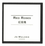 Cartes Parfumées  CARTE  JO MALONE LONDON  ASIATIQUE  RED ROSES - Modernes (à Partir De 1961)