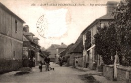 SAINT AUBIN  DCROSVILLE RUE PRINCIPALE - Saint-Aubin-d'Ecrosville