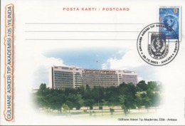 3439    Entero Postal  Ankara  2003, Farmacia,  Gülhane Askeri Tip Akademisi, Academia Militar De Gulhane - Ganzsachen