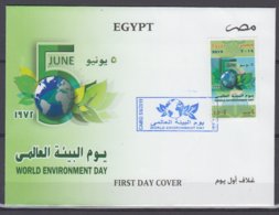 EGYPTE  2019       Premier Jour         COTE    3 € 50 - Cartas & Documentos