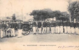 Thème.  Métier    Pompiers    Nanterre  92  Groupe De Pompiers   (Voir Scan) - Autres & Non Classés