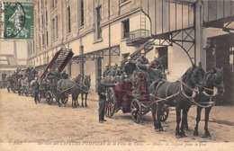 Thème.Métier    Pompiers    Paris  75  Ordre De Départ Pour Le Feu    (Voir Scan) - Altri & Non Classificati