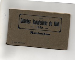 82. Carnet De 12 CPA. MONTAUBAN.  Grandes Inondations Du Midi. 1930. - Bressols