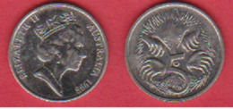 Australien 5 Cents 1998 K-N Kurzschnabeligel Schön Nr.67 KM 80 - 5 Cents