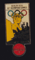 59782-Pin's.Coca-Cola.Jeux Olympiques.Berlin. - Coca-Cola