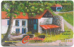 British Virgin Islands - Sugarcane Factory, 193CBVJ, 1998, 15.000ex, Used - Isole Vergini