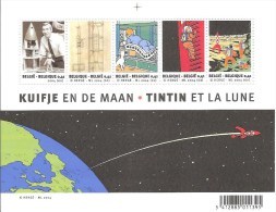 BD42 - Bloc 5TP TINTIN Sur 'Ojectif Lune' Et 'On A Marché Sur La Lune' - Philabédés (fumetti)