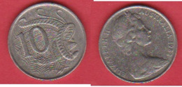 Australien 10 Cents 1982 K-N Pracht-Leierschwanz Schön Nr.52 KM 65 - 10 Cents