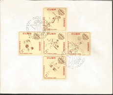 V) 1962 CARIBBEAN, SPORTS INSTITUTE, INDER, EMBLEM AND ATHLETES, BLACK CANCELLATION, WITH SLOGAN CANCELLATION, FDC - Lettres & Documents