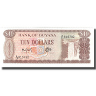 Billet, Guyana, 10 Dollars, KM:23f, NEUF - Guyana