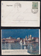 Brazil Brasil 1904 Picture Postcard RIO DE JANEIRO To KREFELD Germany Via LISBOA - Lettres & Documents