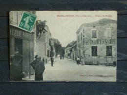 Z27 - 82 - Bourg De Visa - Avenue De Moissac - Hotel Du Nord - Gendarmerie - Andrieu - 1911 - Bourg De Visa