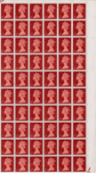 GREAT BRITAIN 1967/71 Machines ½d COMPLETE SHEET:240 Stamps (choose:cyl.3=no Dot,cyl.2= No Dot Or Dot) - Sheets, Plate Blocks & Multiples