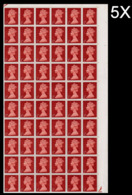 GREAT BRITAIN 1967/71 Machines ½d COMPLETE SHEET:240 Stamps (choose:2D Or ND) Bulk:5x - Hojas & Múltiples