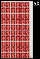 GREAT BRITAIN 1967/71 Machines ½d COMPLETE SHEET:240 Stamps (choose:2D Or ND) Bulk:5x - Feuilles, Planches  Et Multiples
