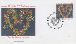 Enveloppe  FDC  1er  Jour    WALLIS  ET  FUTUNA   Fête  Des  Méres  :  Le  Collier   2010 - FDC