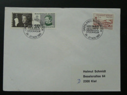 Slania Stamps Postmark Holmex 1983 Stockholm On Cover Greenland 69865 - Lettres & Documents