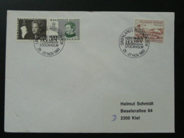 Slania Stamps Postmark Holmex 1983 Stockholm On Cover Greenland 69865 - Marcophilie
