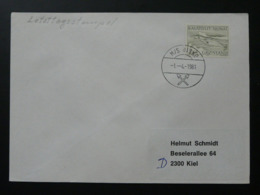 Narval Slania Stamps Postmark Paquebot M/S Disko 1981 On Cover Greenland 69879 - Marcophilie
