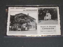 JALHAY - CAFE RESTAURANT DU MONUMENT - SOUVENIR DU MONUMENT CANADIEN ERIGE LE 23/9/1951 - Jalhay