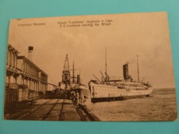 BATEAU VAPOR "LUSITANIA" AU PORT DELOURENCO MARQUES - Mozambique