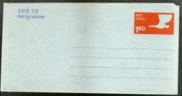 India 160p Swan Air India Advt. Postal Stationary Aerogramme MINT # 16620 - Luchtpostbladen